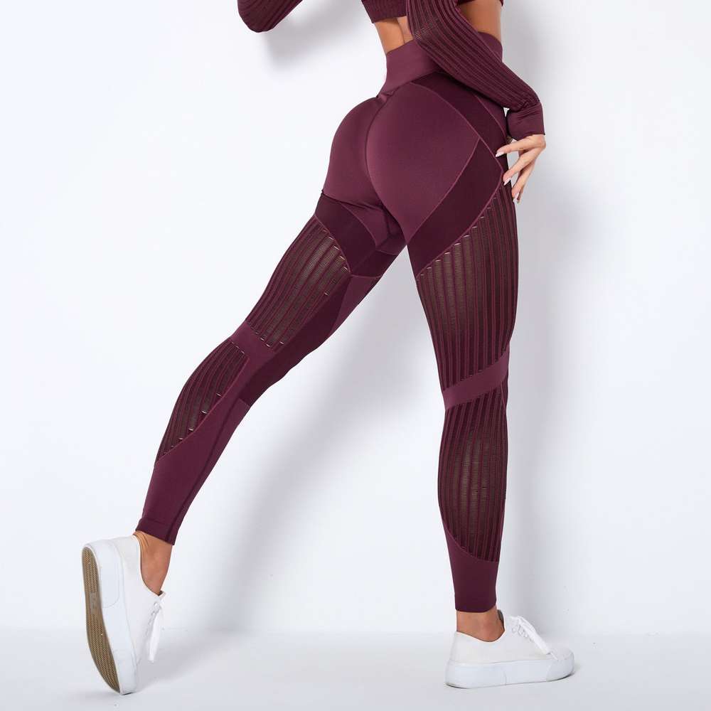 High waist hip lift yoga pants - Minihomy