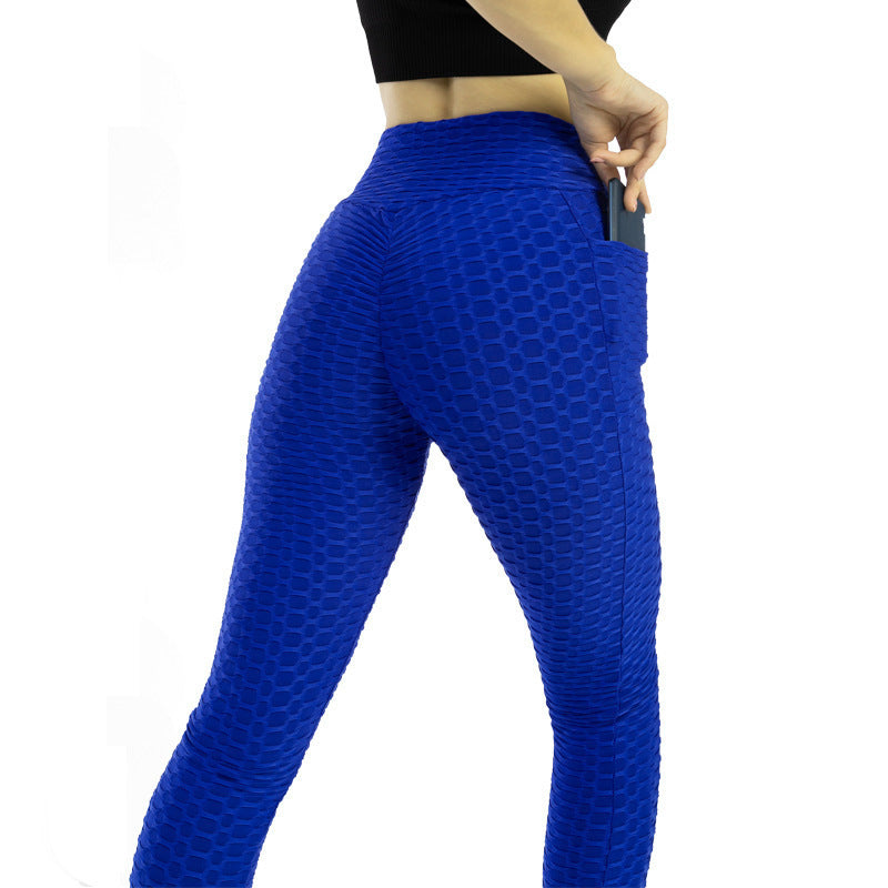 Fitness Yoga Pants Women Leggings With Pocket Running Sports - Minihomy