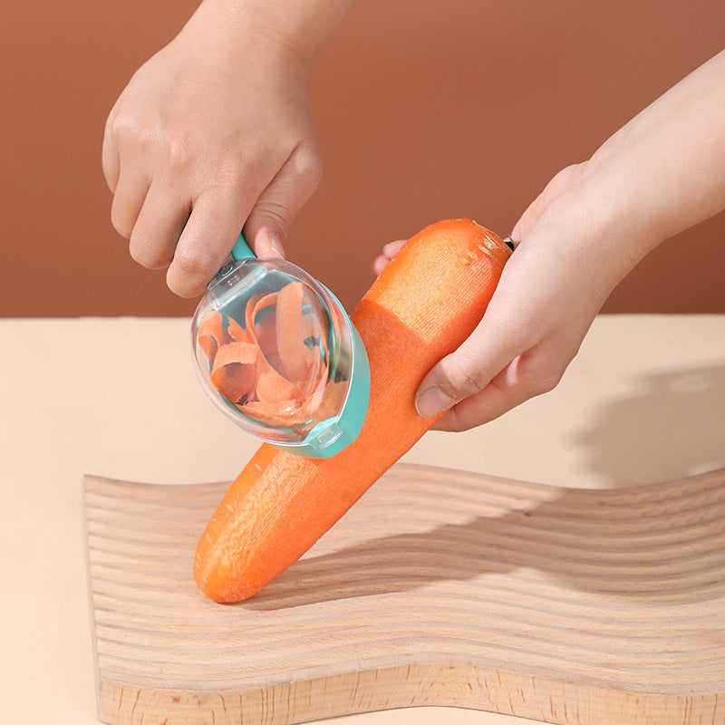 Kitchen Household Covered Storage Type Peeler Kitchen Gadgets - Minihomy