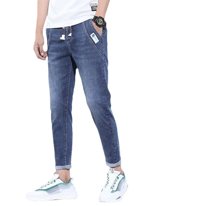 Denim Stretch Casual Men's Trousers Thin - Minihomy