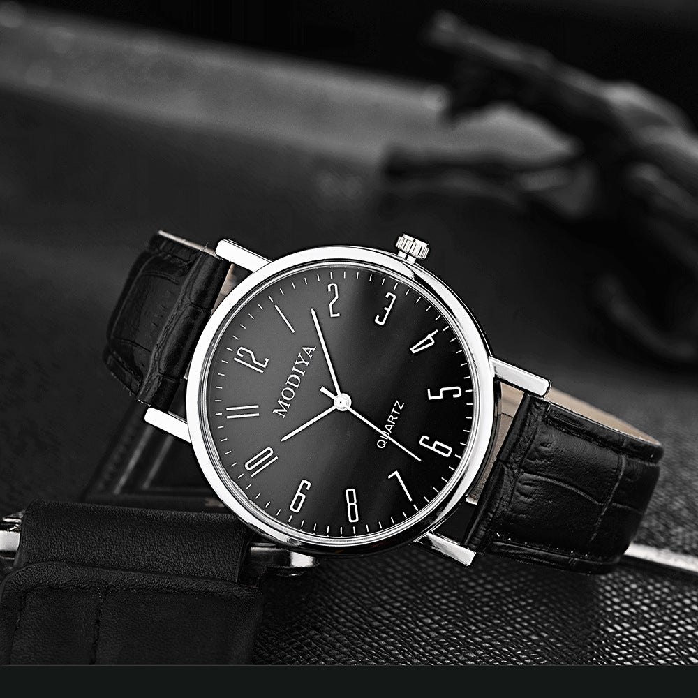 Men's Fashion Simple Belt Quartz Watch - Minihomy