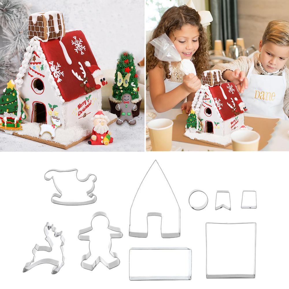 Christmas Cookie Mold Christmas Decorations For Make a  Cookie House - Minihomy