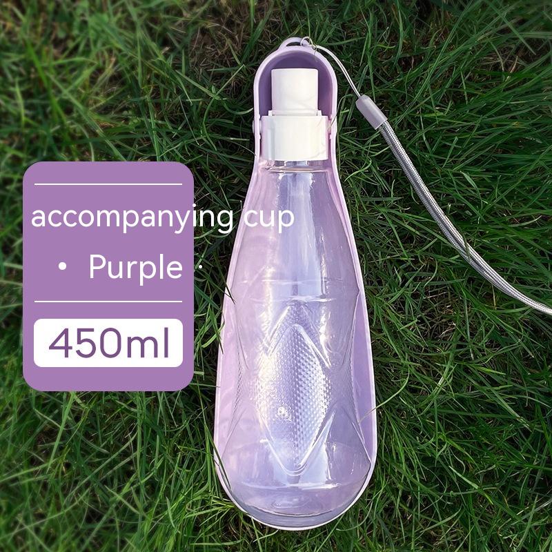 Pet Water Cup Outdoor Portable Folding Dog Water Bottle 550ml Large Capacity - Minihomy