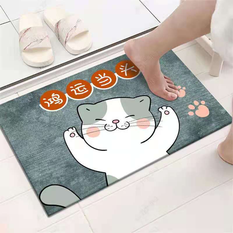 Bathroom Toilet Absorbent Floor Mats Kitchen Floor Mats Bathroom Non Slip Mats - Minihomy