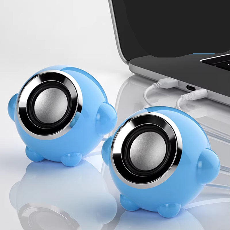 Home Wired Cute Multimedia Usb Subwoofer Mini Speakers - Minihomy