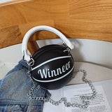 Basketball Shape Handbags and Purses for Women - Minihomy