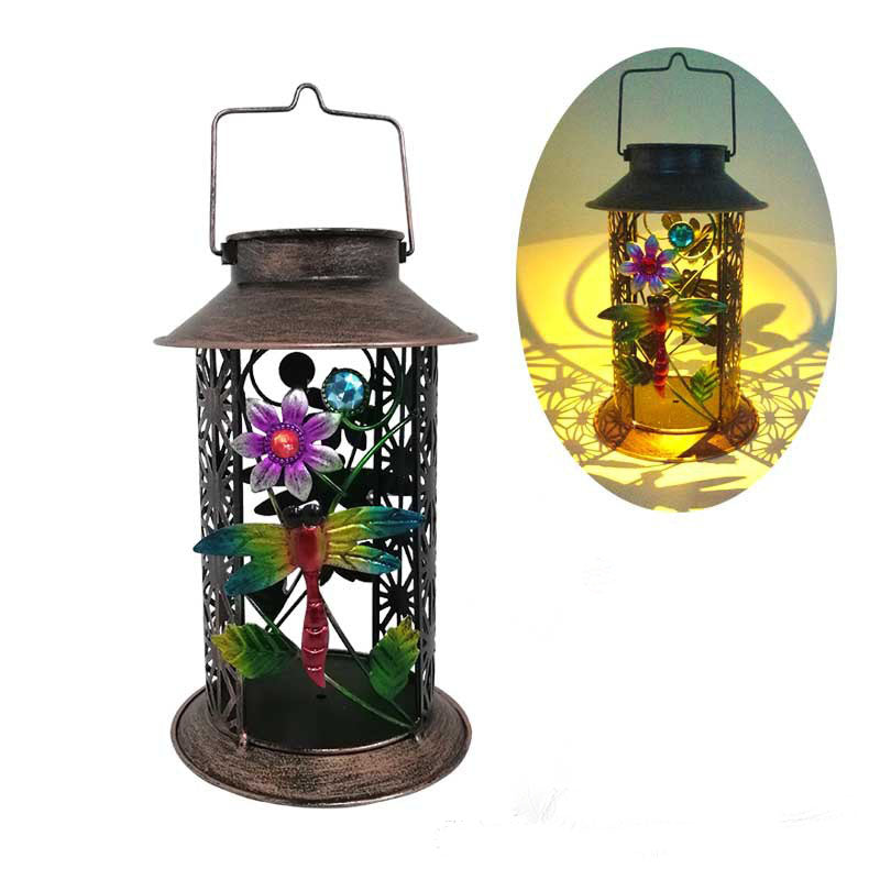 Brighten Your Outdoors with the Elegant Iron Solar Light - Minihomy