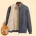 Lambswool Brushed Hoody Men's Baggy Coat - Minihomy