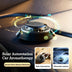 Portable Kinetic Car Air Freshener Solar Powered Double Ring Rotating Air Cleaner Perfume Fragrance Diffuser - Minihomy