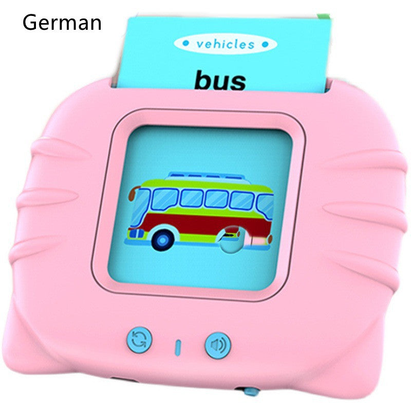 Early Learning English Machine for Kids: Educational Card Toys - Minihomy