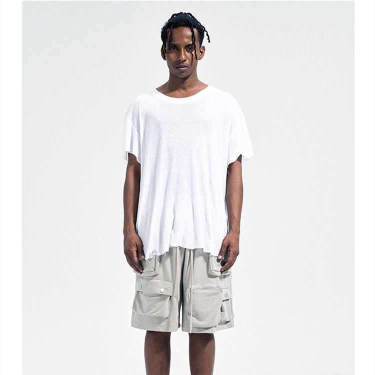 High Street Multi-Pocket Casual Loose Shorts - Minihomy