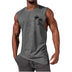 Coconut Tree Embroidery Vest - Summer Beach Tank Tops Workout Muscle Men Sports Fitness T-shirt - Minihomy