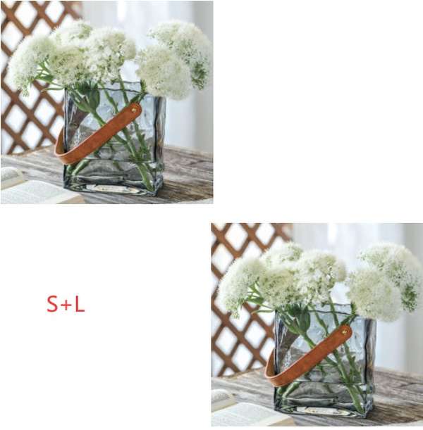 Light Luxury Handbag Glass Vase Aquaculture Decoration - Minihomy