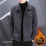 Men's Woolen Coat Short Autumn And Winter Woolen Coat - Minihomy