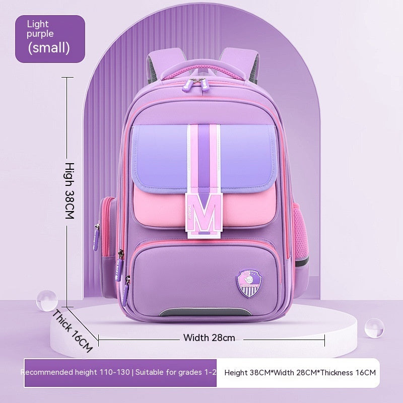 Lightweight School Backpack for Kids - Large Capacity, Spine Protection for Primary School Students - Minihomy