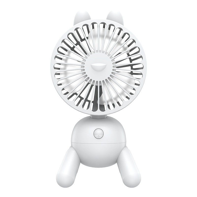 Mini Desktop Electric Fan - USB Rechargeable with Automatic Shaking Head - Minihomy