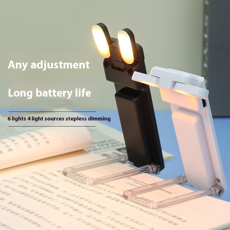 LED Book Light Clip-on Reading Lamp - USB Rechargeable