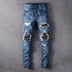 Hole & Patch Patch Scrape Popular Jeans For Men - Minihomy