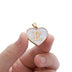 26 Letter Heart-shaped Necklace White Shell Love Clavicle Chain Necklace For Women - Minihomy