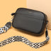 Crossbody Bags With Rhombus Embroidered Wide Shoulder Strap Cute Small Square Bag - Minihomy