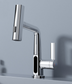 Intelligent Digital Display Faucet - 3-in-1 Swiveling Waterfall Kitchen Tap with LED Temperature Display - Minihomy