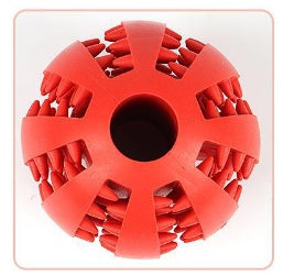 Durable Dog Chew Toy - Food Dispensing Ball for Interactive Play & Teething - Minihomy