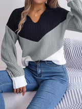 Women's Long Sleeve Knitted Sweater