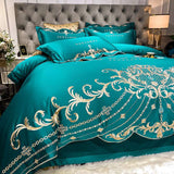 Ice Silk Quilt Sets Bed Sheets Bedding Four-piece Set - Minihomy