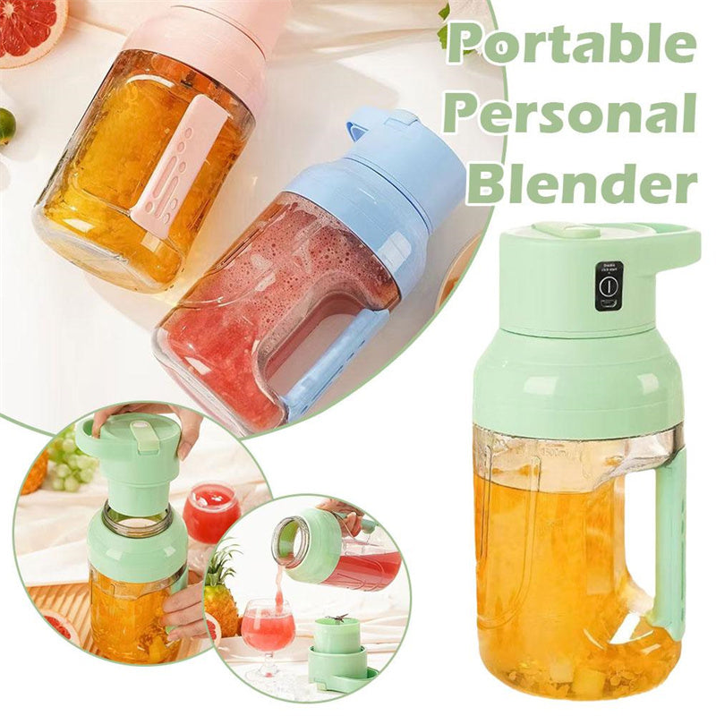 Electric Juicer Portable Large Capacity 1500ml Juice USB Rechargeable Electric Portable Blender Kitchen Gadgets - Minihomy