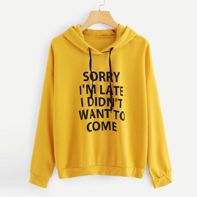 Hooded Casual Ladies Loose Sweatshirts - Minihomy