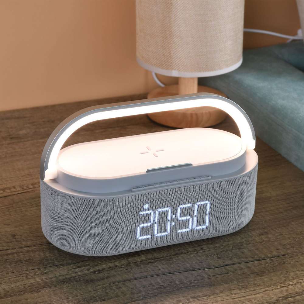 Multi-function 15W Fast Charging Wireless Charger Clock - Minihomy