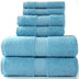 Home Simple Cotton Absorbent Towel Bath Towel 6-Piece Set: Fashionable Simplicity for Your Home - Minihomy