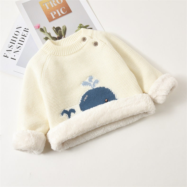 Baby plush warm clothes - Minihomy