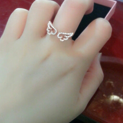 Angel Wings  Rings Women's Tide Cute Rings Accessories - Minihomy