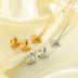 Fashion Section Love Heart Stud Earrings - Minihomy