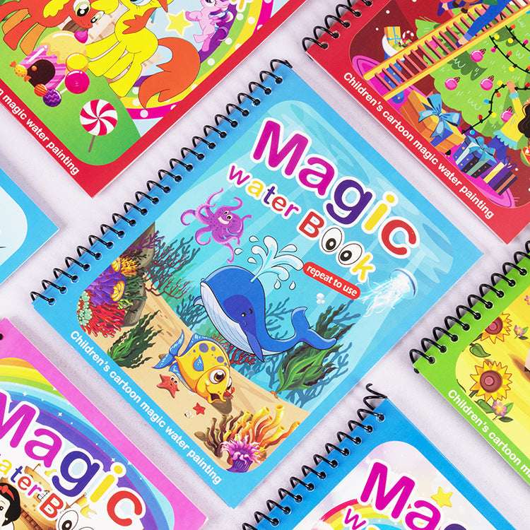 Magic Water Painting Book for Kids: Creative Fun & Learning - Minihomy