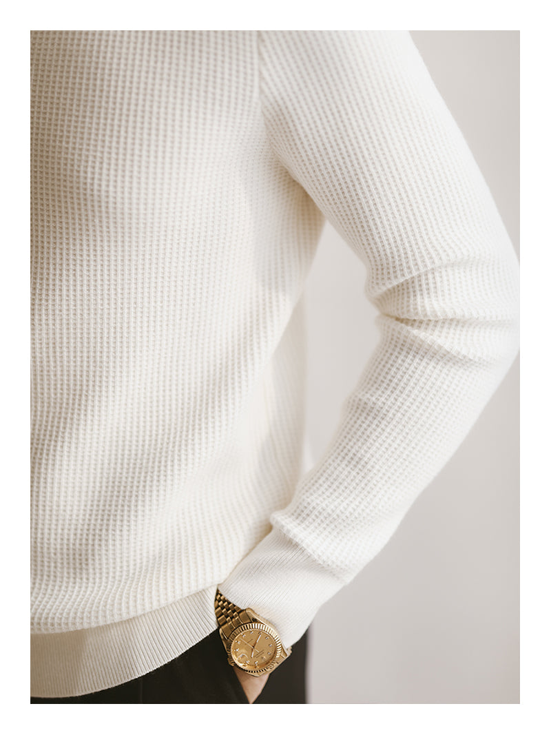 Men's Casual Warm Sweater Retro Long Sleeves - Minihomy