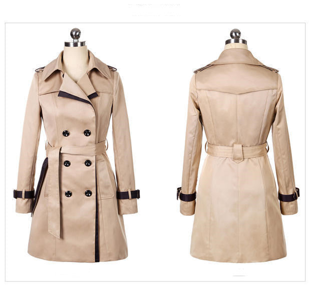 Ladies Autumn Trench Coat For Women Winter Long Coats - Minihomy