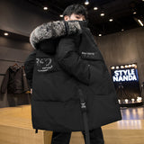 Down Jacket Long Thickened Warm Coat For Men - Minihomy