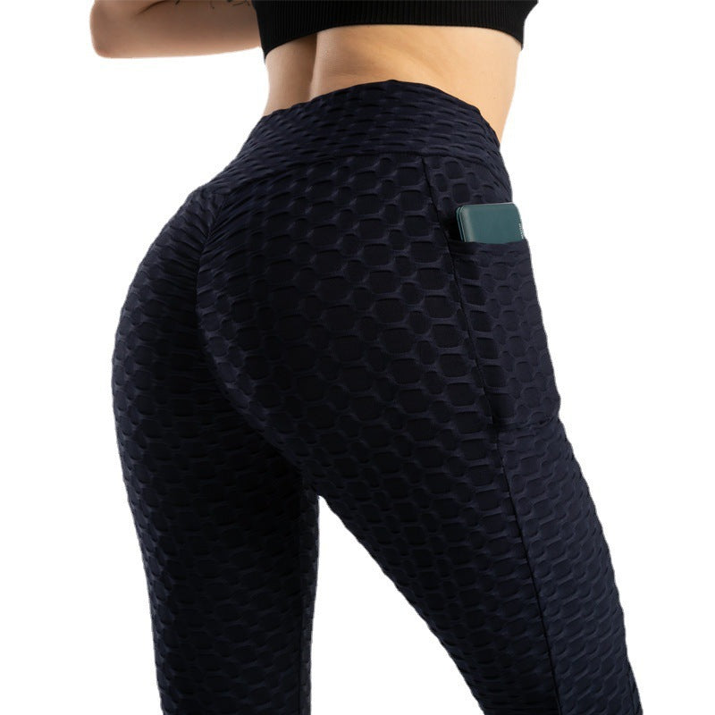 Fitness Yoga Pants Women Leggings With Pocket Running Sports - Minihomy