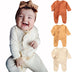 Baby Rompers  Autumn Winter Boys Girls Long Sleeve Jumpsuit Romper - Minihomy