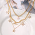 Chain Butterfly Necklace Women Multilayer Pendant Necklace Set Women - Minihomy