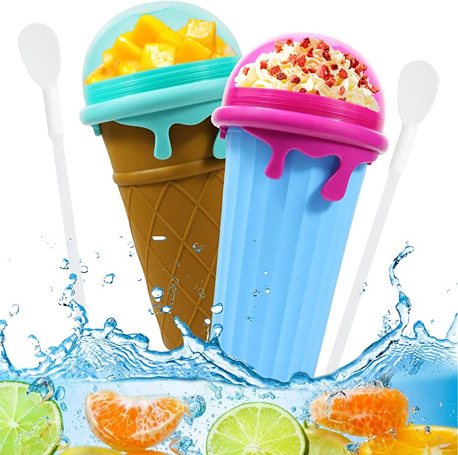 500ml Large Capacity Slushy Cup - Quick-Frozen Smoothies - Summer Refreshment for Kids and Adults - Minihomy