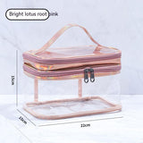 Clear Makeup Organizer Bag for Women - Travel & Home Storage - Minihomy