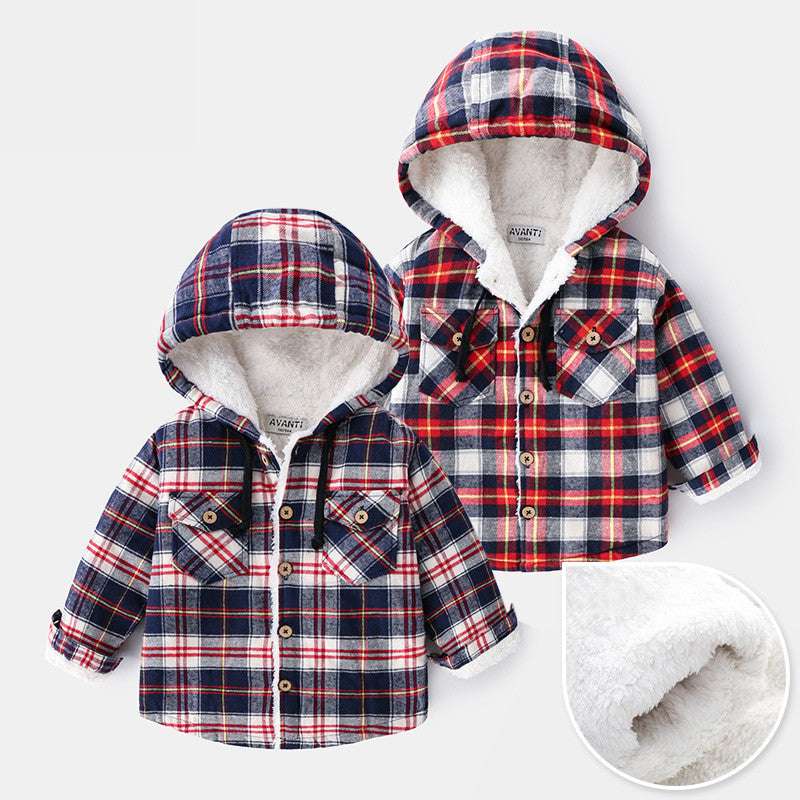 Boys' Extra Heavy Hoodie - Autumn and Winter Jacket - Minihomy