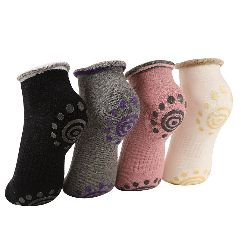 Non-slip Yoga Socks Silicone Granules Floor Socks - Minihomy