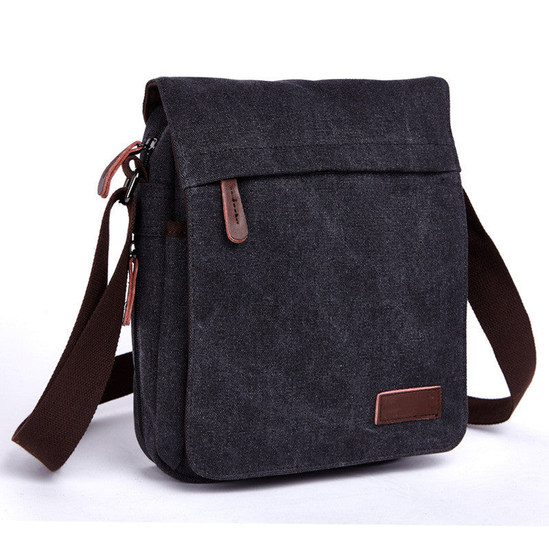 Men's Messenger Bag Canvas Shoulder Bag - Minihomy