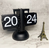 Flip Digital Clock Small Scale Table Clock Retro Flip Clock - Timeless Style for Your Home - Minihomy