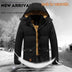 Middle-aged And Elderly Men's Fleece-lined Thick Waterproof Jacket - Minihomy