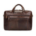 Men's Napa Leather Briefcase - Real Leather Handbag with Comfortable Texture - Minihomy